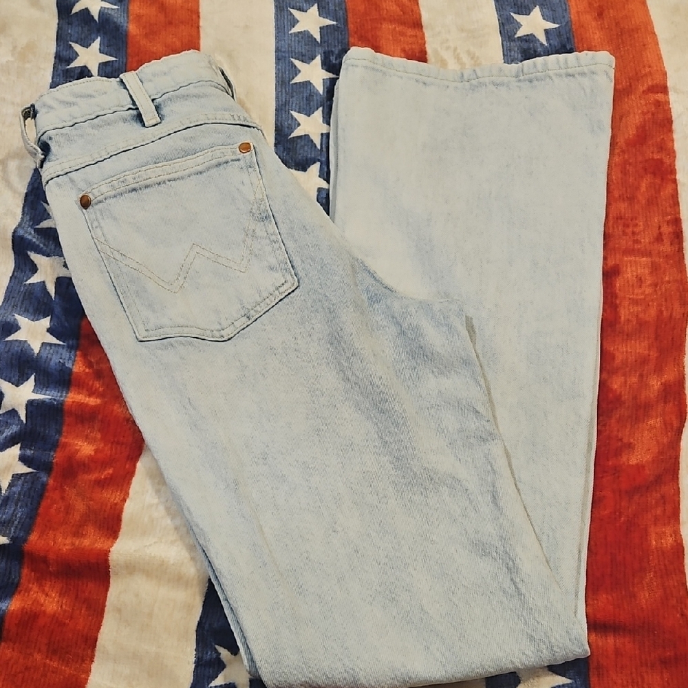 Wrangler Westward Mid-Rise Bootcut Jeans - Light Blue
